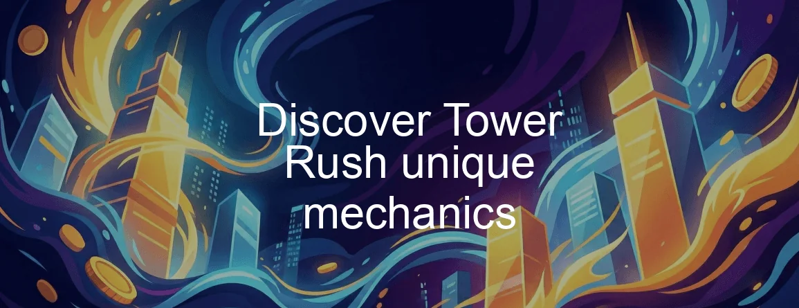 Crane swinging above a Tower Rush build with the running multiplier on screen
